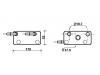 Radiateur d´huile Oil Cooler:17 22 7 551 636